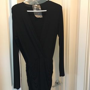 Young Fabulous and Broke rouched black dress.